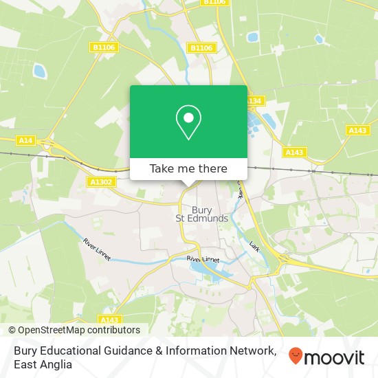 Bury Educational Guidance & Information Network map