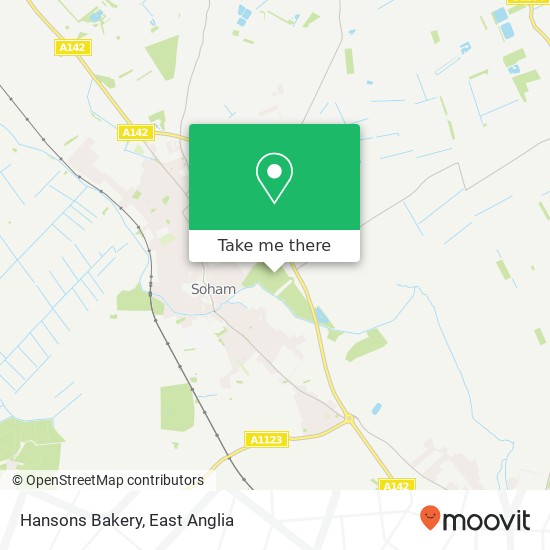 Hansons Bakery map