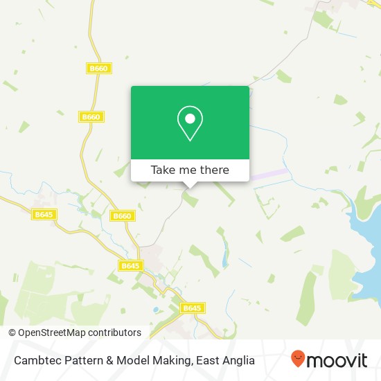 Cambtec Pattern & Model Making map