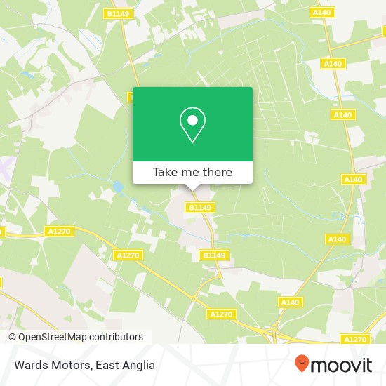 Wards Motors map