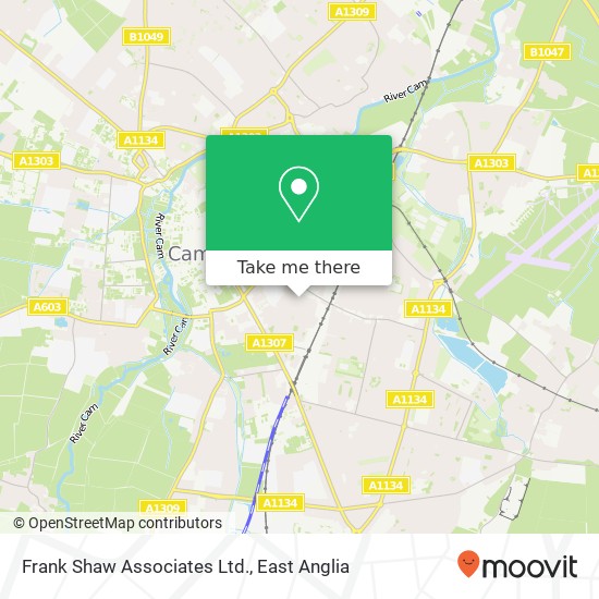 Frank Shaw Associates Ltd. map