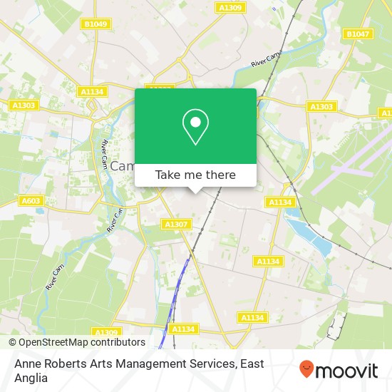 Anne Roberts Arts Management Services map