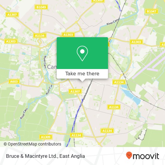 Bruce & Macintyre Ltd. map