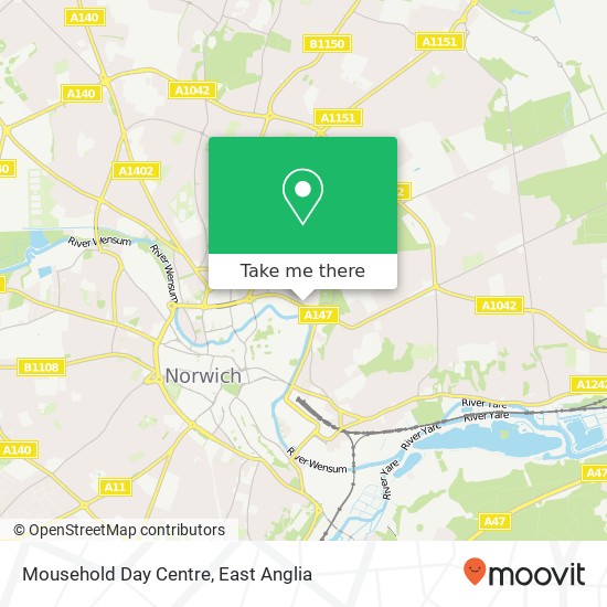 Mousehold Day Centre map