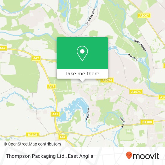 Thompson Packaging Ltd. map