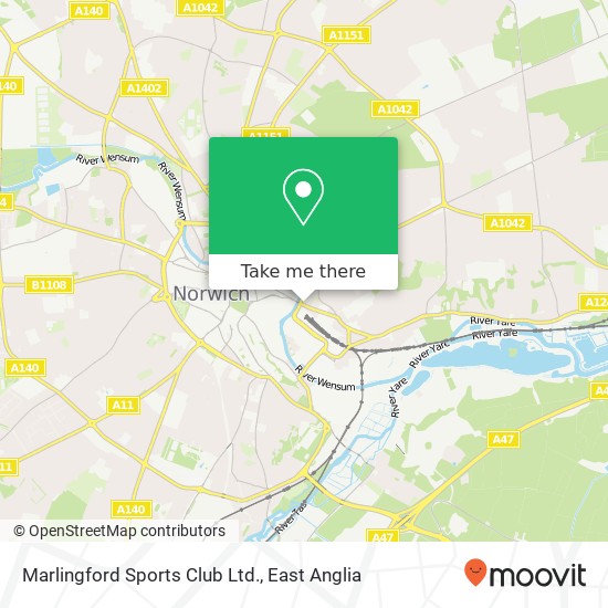 Marlingford Sports Club Ltd. map