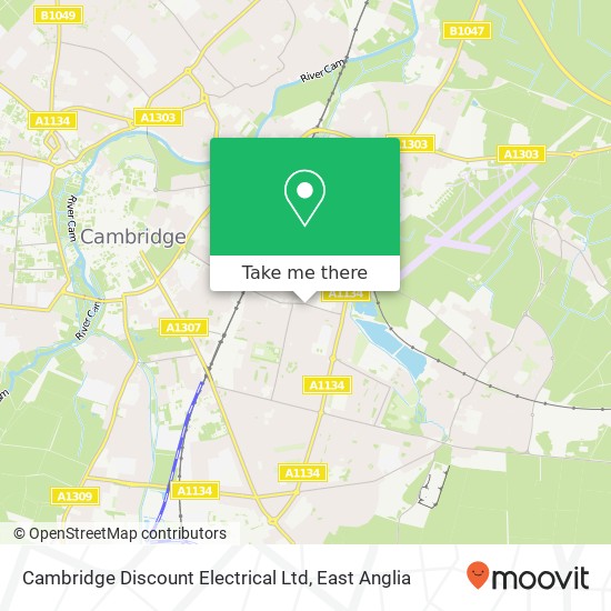 Cambridge Discount Electrical Ltd map