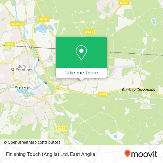 Finishing Touch (Anglia) Ltd map