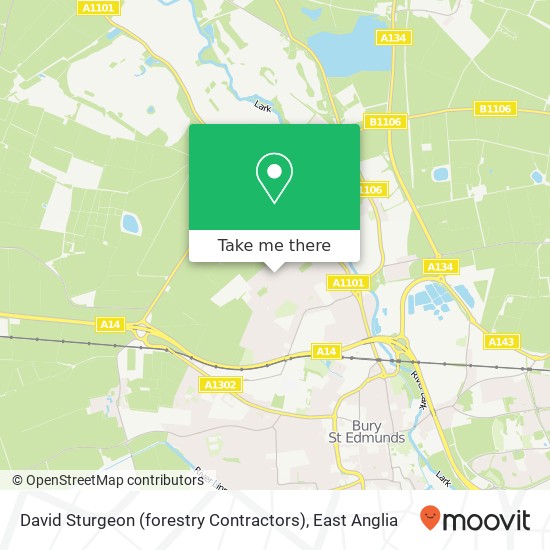 David Sturgeon (forestry Contractors) map