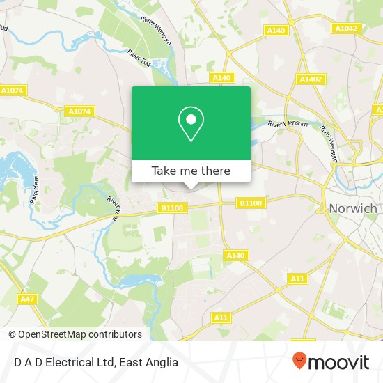 D A D Electrical Ltd map