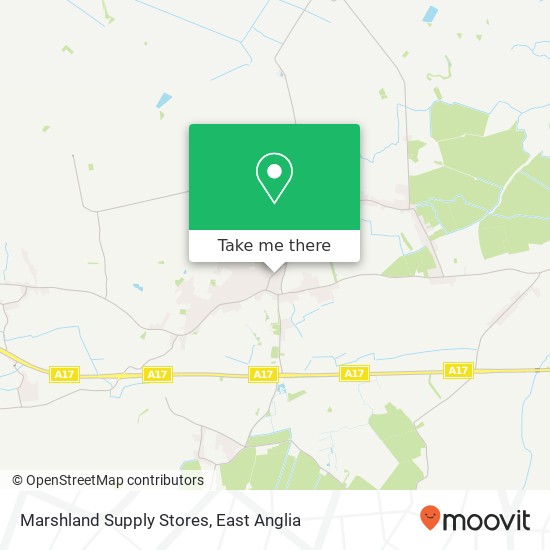 Marshland Supply Stores map