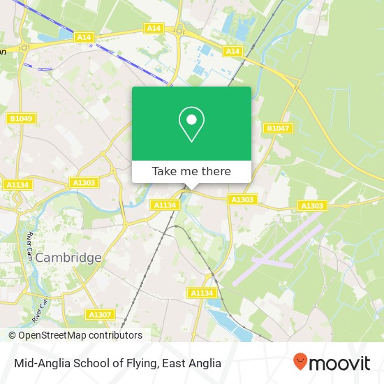 Mid-Anglia School of Flying map