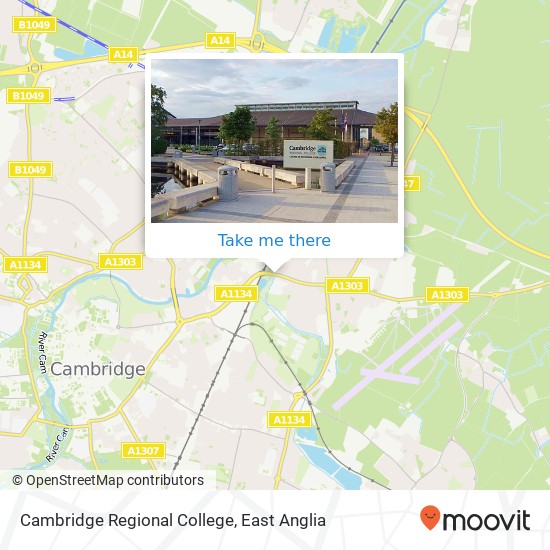 Cambridge Regional College map
