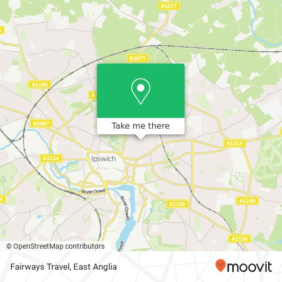 Fairways Travel map