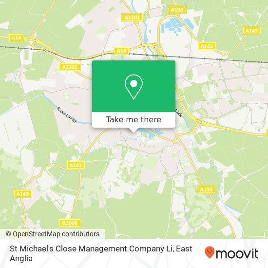 St Michael's Close Management Company Li map