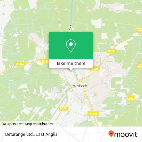 Betarange Ltd. map