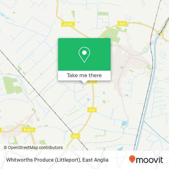 Whitworths Produce (Littleport) map