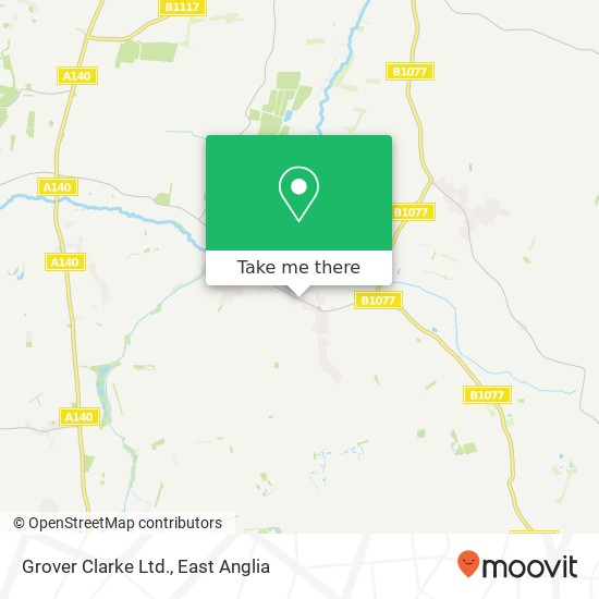 Grover Clarke Ltd. map