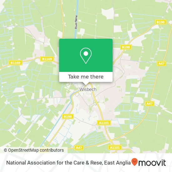 National Association for the Care & Rese map