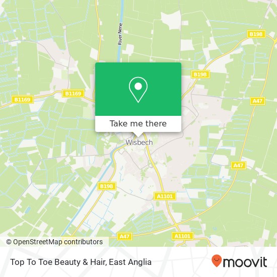 Top To Toe Beauty & Hair map
