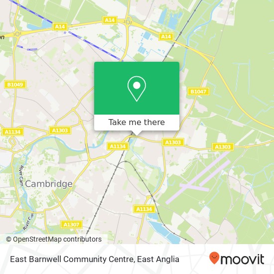 East Barnwell Community Centre map