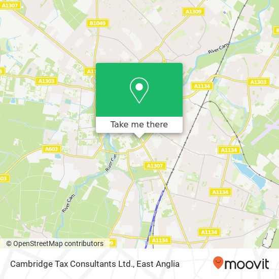 Cambridge Tax Consultants Ltd. map