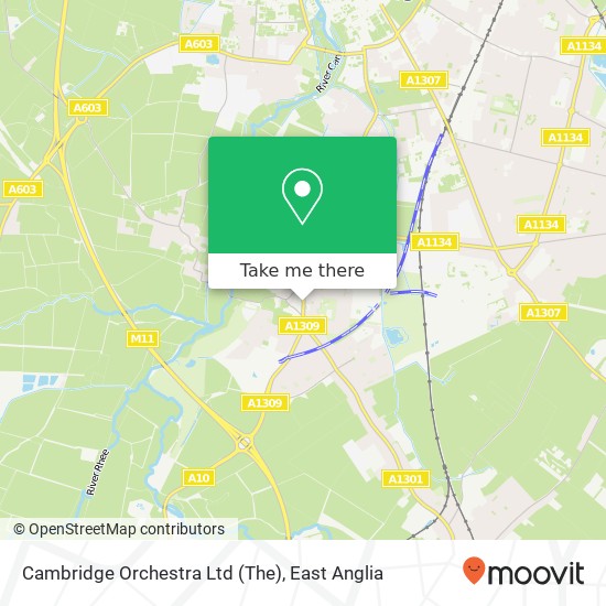 Cambridge Orchestra Ltd (The) map