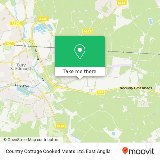 Country Cottage Cooked Meats Ltd map
