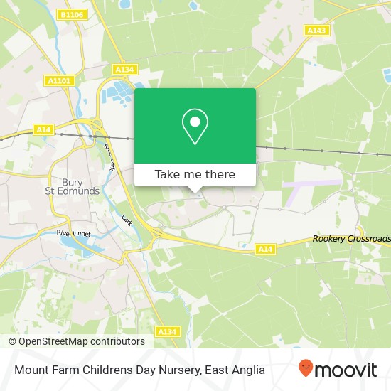 Mount Farm Childrens Day Nursery map