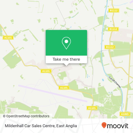 Mildenhall Car Sales Centre map