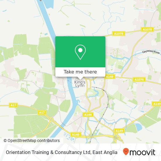 Orientation Training & Consultancy Ltd map