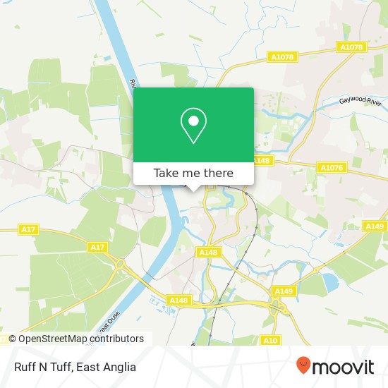 Ruff N Tuff map