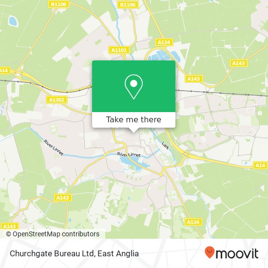 Churchgate Bureau Ltd map