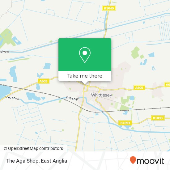 The Aga Shop map