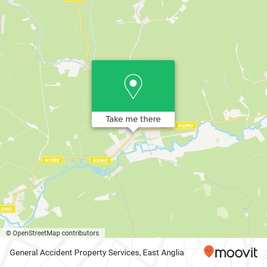 General Accident Property Services map