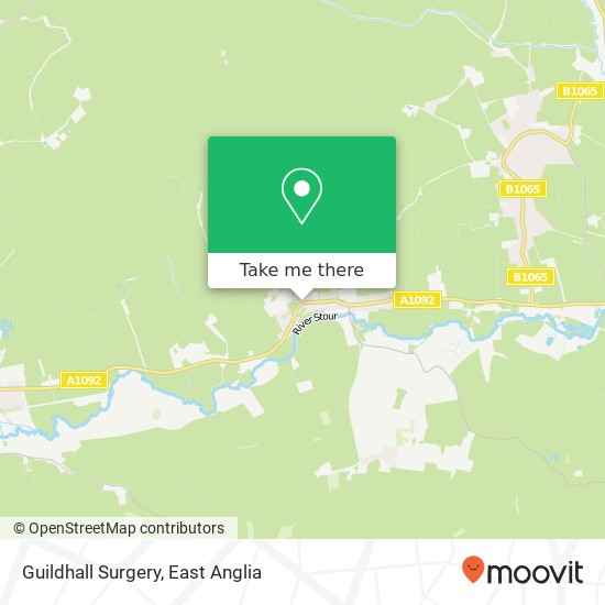 Guildhall Surgery map