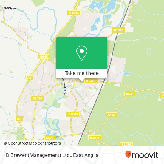 D  Brewer (Management) Ltd. map