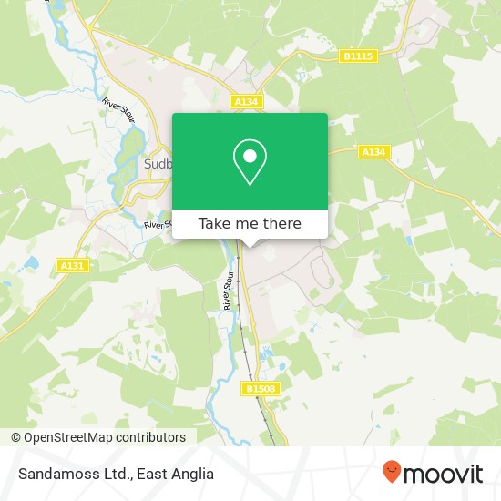 Sandamoss Ltd. map