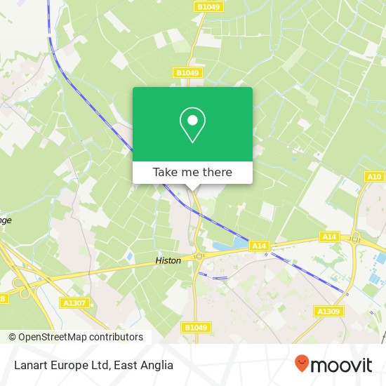 Lanart Europe Ltd map