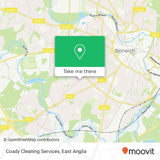 Coady Cleaning Services map