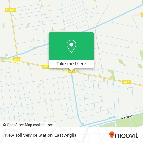 New Toll Service Station map