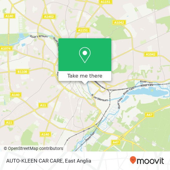 AUTO-KLEEN CAR CARE map