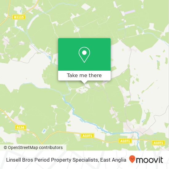 Linsell Bros Period Property Specialists map