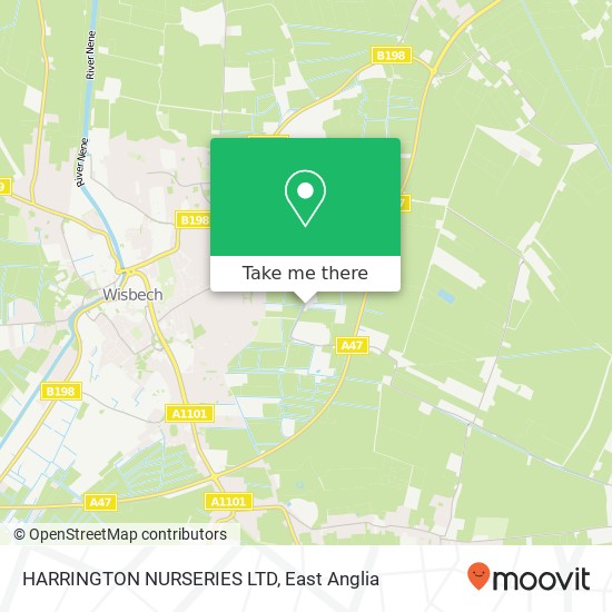 HARRINGTON NURSERIES LTD map