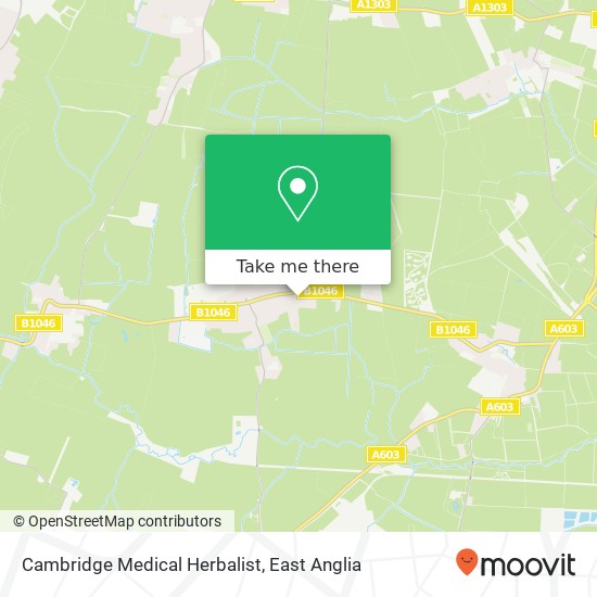 Cambridge Medical Herbalist map