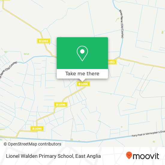 Lionel Walden Primary School map