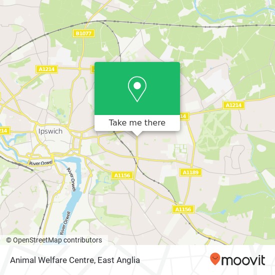 Animal Welfare Centre map