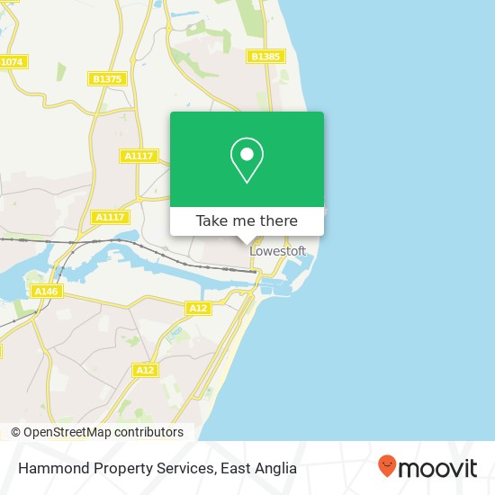 Hammond Property Services map