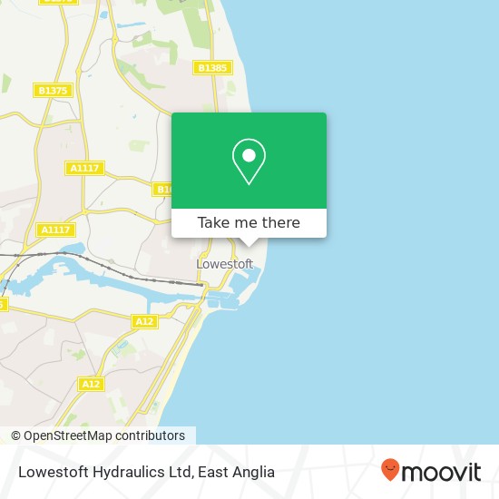 Lowestoft Hydraulics Ltd map