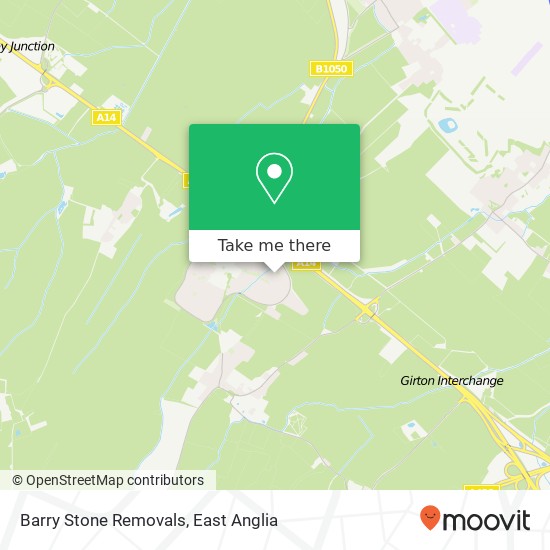 Barry Stone Removals map